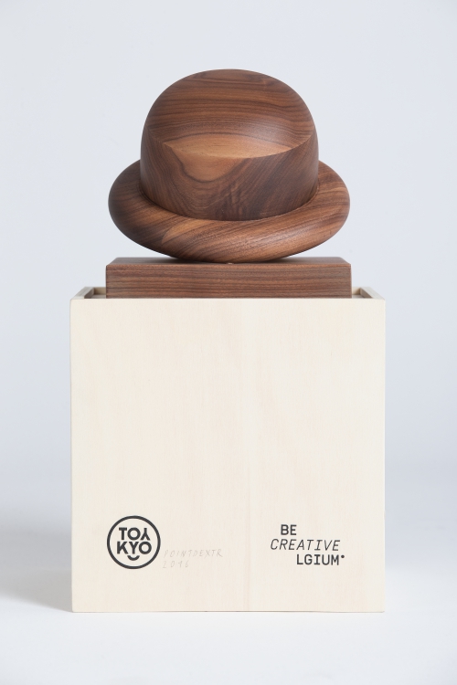 Toykyo New Talent Award shipping box in plywood