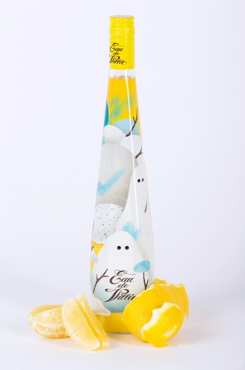 Bottle design for Eau de Villée winter spooks